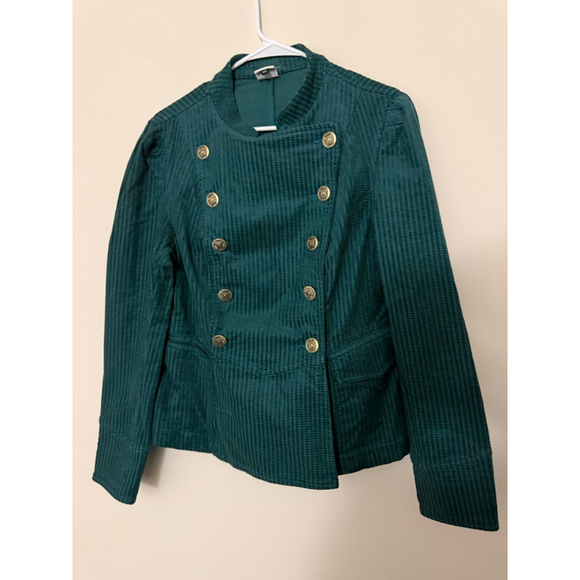 Women's Cabi Lennon Green military style Blazer M - Picture 2 of 6